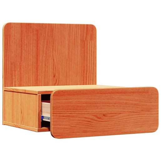 Mesa De Cabeceira - Mesinha De Cabeceira com gaveta Castanho-mel 44 x 32.5 x 40 cm