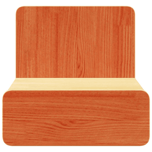 Mesa De Cabeceira - Mesinha De Cabeceira com gaveta Castanho-mel 44 x 32.5 x 40 cm