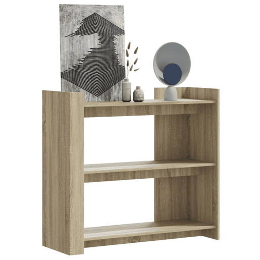 Mesa Consola - Mesa De Entrada 100x35x90 cm derivados de madeira carvalho sonoma