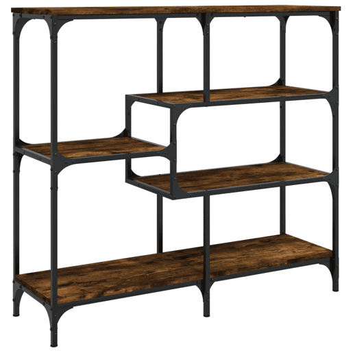 Mesa Consola - Mesa De Entrada 103x32x95 cm derivados de madeira carvalho fumado