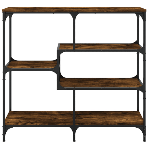 Mesa Consola - Mesa De Entrada 103x32x95 cm derivados de madeira carvalho fumado