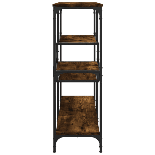 Mesa Consola - Mesa De Entrada 103x32x95 cm derivados de madeira carvalho fumado