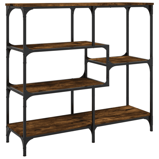 Mesa Consola - Mesa De Entrada 103x32x95 cm derivados de madeira carvalho fumado