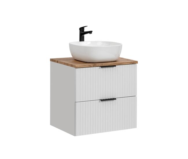 Mueble lavabo individual 60cm adriel blanco