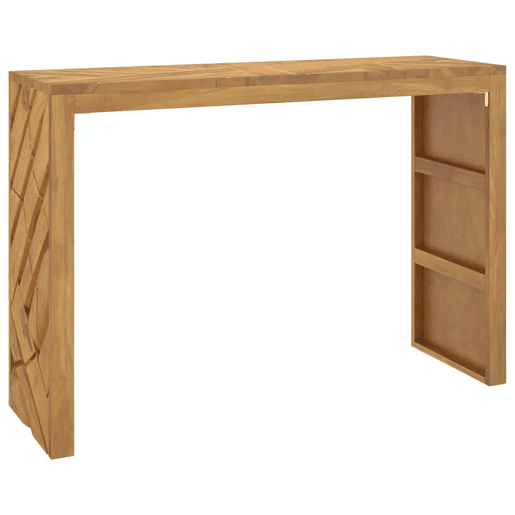 Mesa Consola - Mesa De Entrada 110x35x75 cm madeira maciça teca