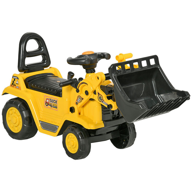 Tractor Correpasillos PP, ABS HOMCOM