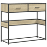 Mesa Consola - Mesa De Entrada 90x35x80 cm derivados de madeira carvalho sonoma