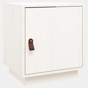 Mesa De Cabeceira - Mesinha De Cabeceira 40x34x45 cm madeira de pinho maciça branco