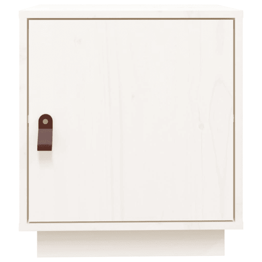 Mesa De Cabeceira - Mesinha De Cabeceira 40x34x45 cm madeira de pinho maciça branco