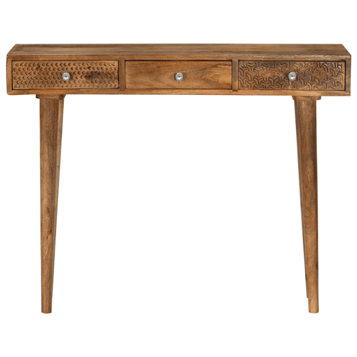 Mesa Consola - Mesa De Entrada madeira de mangueira maciça 102x30x79 cm
