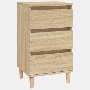 Mesa De Cabeceira - Mesinha De Cabeceira 40x35x70 cm derivados madeira carvalho sonoma