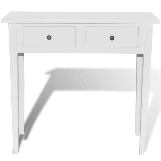 ToucadorMesa Consola - Mesa De Entrada com duas gavetas branco