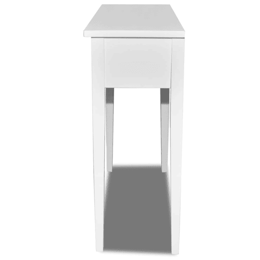 ToucadorMesa Consola - Mesa De Entrada com duas gavetas branco