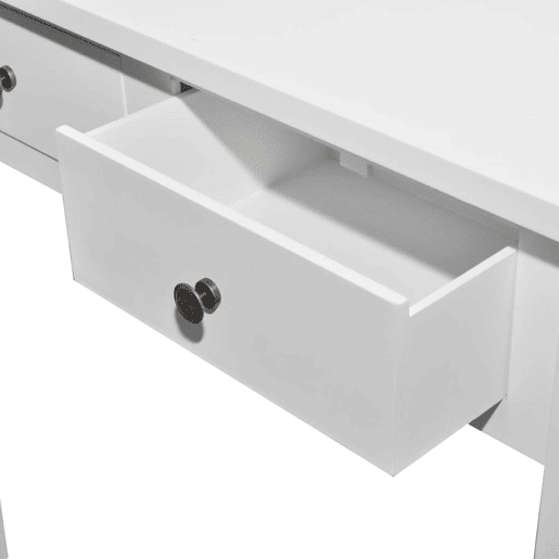 ToucadorMesa Consola - Mesa De Entrada com duas gavetas branco