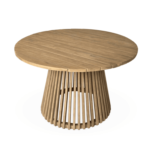 Mesa de jantar em madeira de 4 lugares, Oviedo 120cm, Madeira, 120x120x75 cm