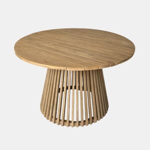 Mesa de jantar em madeira de 4 lugares, Oviedo 120cm, Madeira, 120x120x75 cm