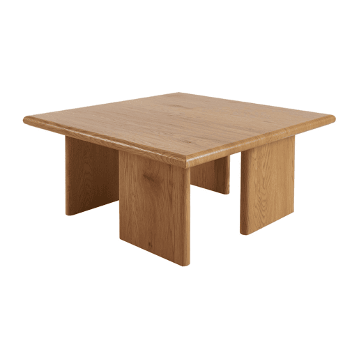 Mesa de centro quadrada, Tilos, Carvalho, 80x80x36 cm