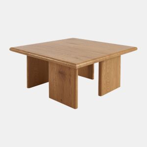 Mesa de centro quadrada, Tilos, Carvalho, 80x80x36 cm