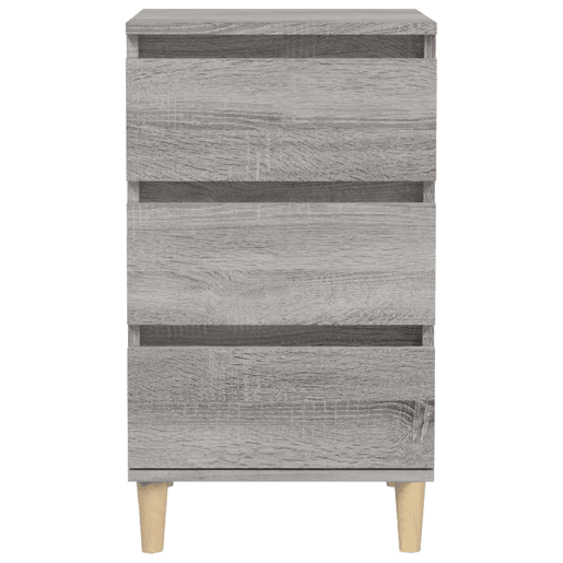 Mesa De Cabeceira - Mesinha De Cabeceira 40x35x70 cm derivados madeira cinza sonoma