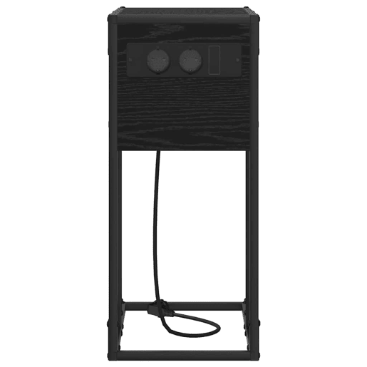 Mesa De Cabeceira - Mesinha De Cabeceira Carvalho preto Madeira processada