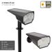 Aktive Set de 6 balizas solares LED luz fija 5-10 lúmenes Aktive Set de 6 balizas solares LED luz fija 5-10 lúmenes Negro