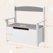 Baúl de Juguete MDF AIYAPLAY 68 Baúl de Juguete MDF AIYAPLAY 68 Gris