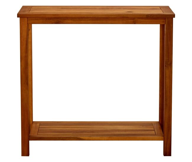 Mesa consola - mesa de entrada de jardín madera maciza de acacia 80x35x75 cm