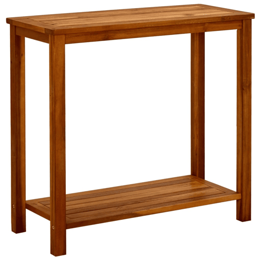 Mesa Consola - Mesa De Entrada para jardim 80x35x75 cm madeira de acácia maciça Mesa Consola - Mesa De Entrada para jardim 80x35x75 cm madeira de acácia maciça