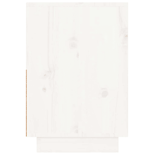 Lote de 2 Mesas De Cabeceira - Mesinhas De Cabeceira 60x34x51 cm pinho maciço branco