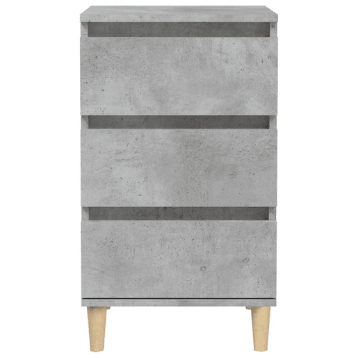 Mesa De Cabeceira - Mesinha De Cabeceira 40x35x70 cm derivados madeira cinza cimento