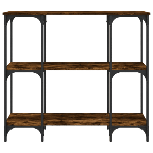 Mesa Consola - Mesa De Entrada 102x35x90 cm derivados de madeira carvalho fumado