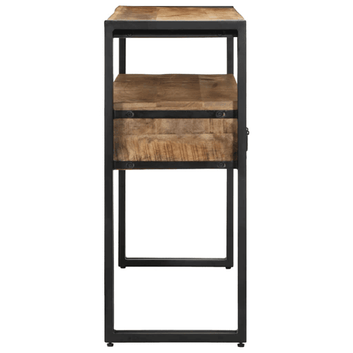 Mesa Consola - Mesa De Entrada Castanho 120 x 33 x 75 cm Madeira de mangueira maciça