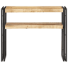Mesa Consola - Mesa De Entrada 90x30x75 cm madeira de mangueira áspera