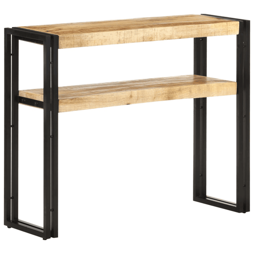 Mesa Consola - Mesa De Entrada 90x30x75 cm madeira de mangueira áspera Mesa Consola - Mesa De Entrada 90x30x75 cm madeira de mangueira áspera