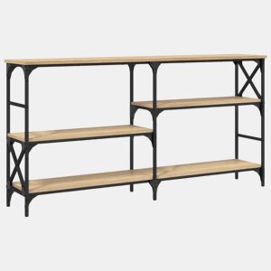 Mesa Consola - Mesa De Entrada 150x29x76,5 cm derivados madeira carvalho sonoma