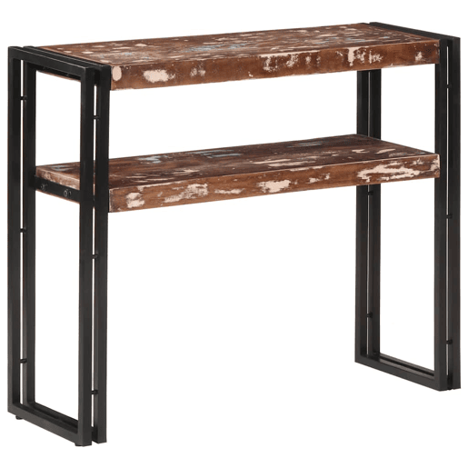 Mesa Consola - Mesa De Entrada 90x30x75 cm madeira recuperada maciça