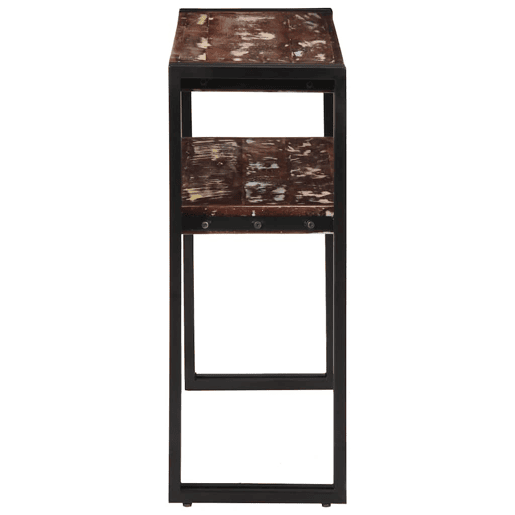 Mesa Consola - Mesa De Entrada 90x30x75 cm madeira recuperada maciça