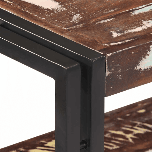 Mesa Consola - Mesa De Entrada 90x30x75 cm madeira recuperada maciça