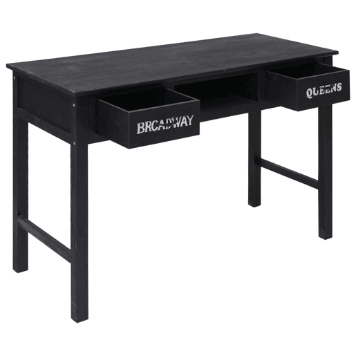 Mesa Consola - Mesa De Entrada 110x45x76 cm madeira preto
