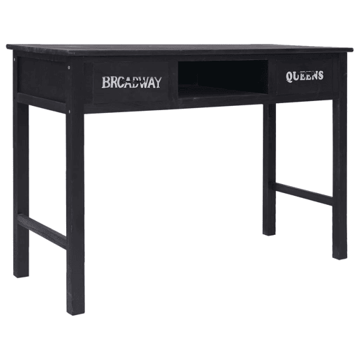 Mesa Consola - Mesa De Entrada 110x45x76 cm madeira preto