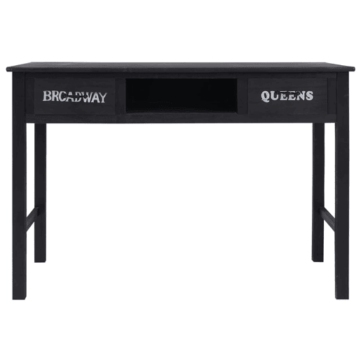 Mesa Consola - Mesa De Entrada 110x45x76 cm madeira preto