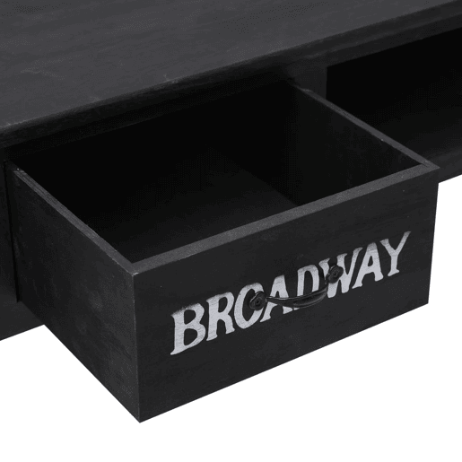 Mesa Consola - Mesa De Entrada 110x45x76 cm madeira preto
