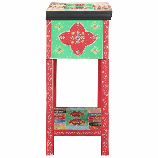Mesa Consola - Mesa De Entrada Multicolor 80 x 35 x 76 cm Madeira processada