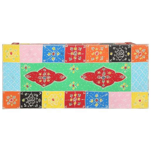 Mesa Consola - Mesa De Entrada Multicolor 80 x 35 x 76 cm Madeira processada