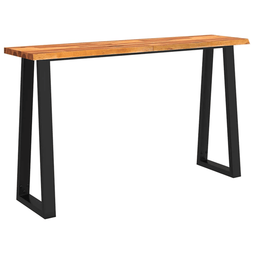 Mesa Consola - Mesa De Entrada c bordas vivas 140x40x80 cm acácia maciça