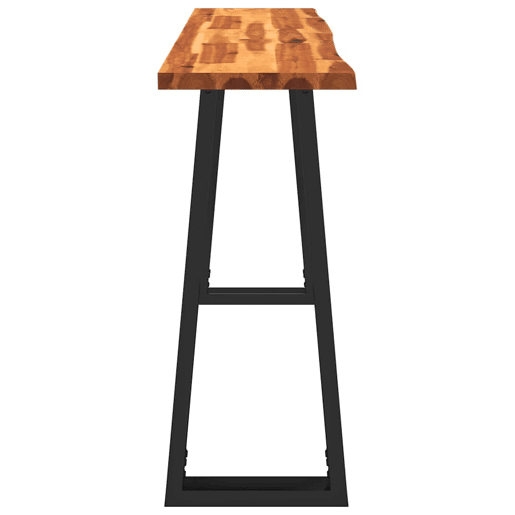 Mesa Consola - Mesa De Entrada c bordas vivas 140x40x80 cm acácia maciça