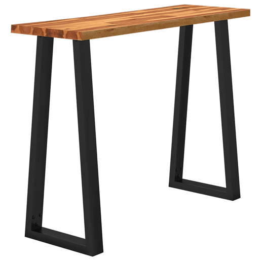 Mesa Consola - Mesa De Entrada com bordas vivas 110x35x80 cm acácia maciça