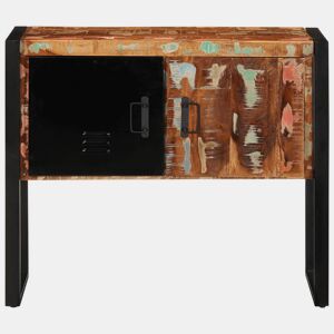 Mesa Consola - Mesa De Entrada multicor 90x35x75 cm madeira maciça recuperada