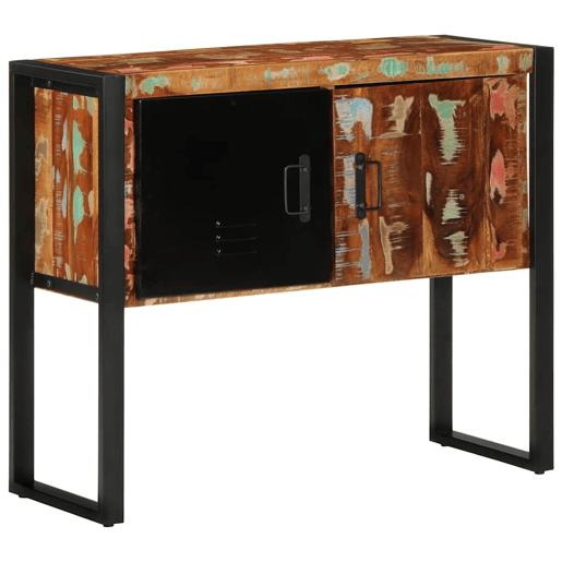 Mesa Consola - Mesa De Entrada multicor 90x35x75 cm madeira maciça recuperada Mesa Consola - Mesa De Entrada multicor 90x35x75 cm madeira maciça recuperada