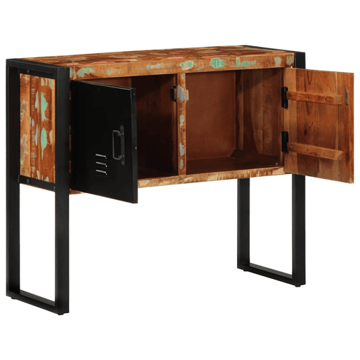 Mesa Consola - Mesa De Entrada multicor 90x35x75 cm madeira maciça recuperada Mesa Consola - Mesa De Entrada multicor 90x35x75 cm madeira maciça recuperada